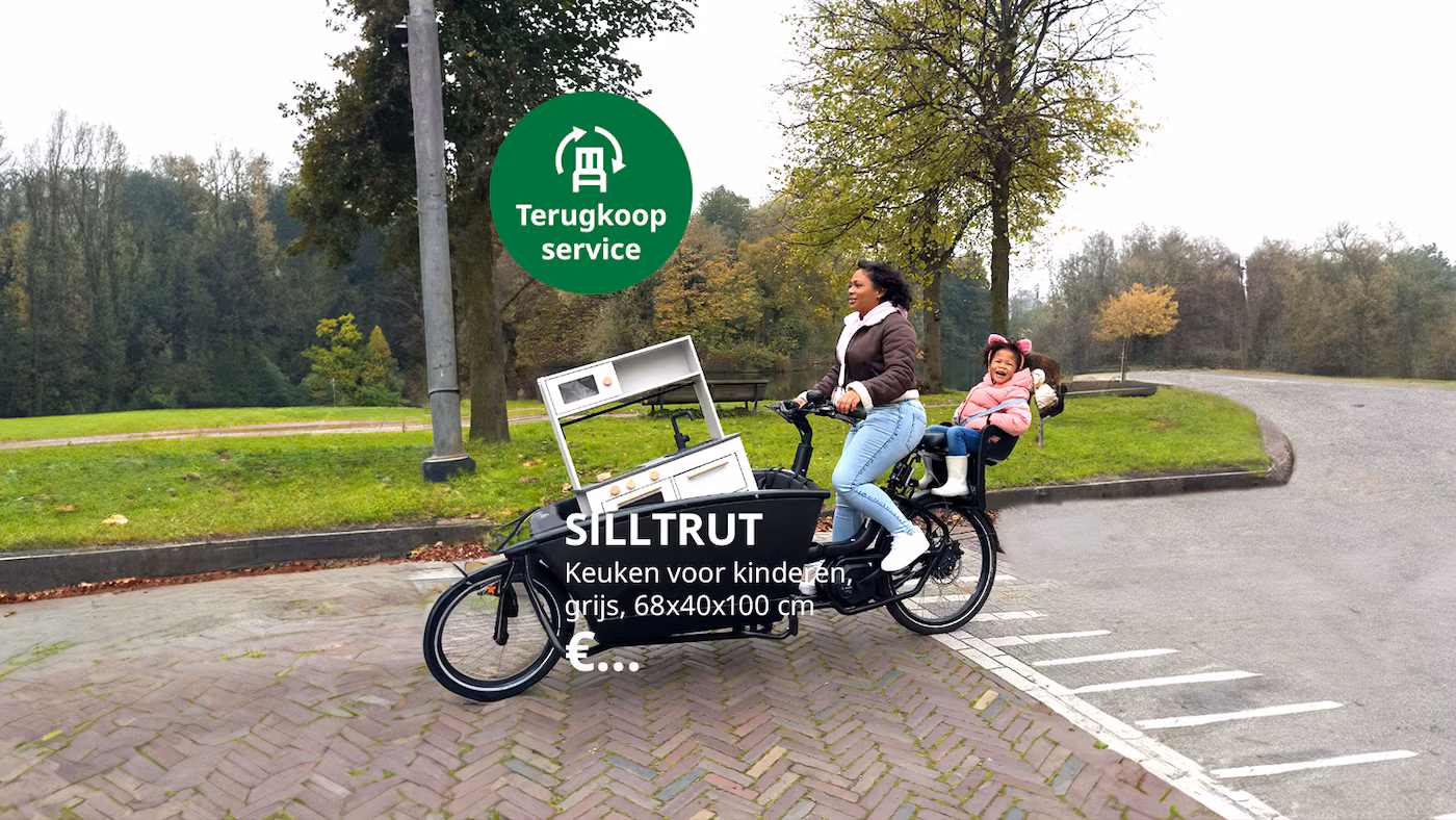 Vrouw op de fiets