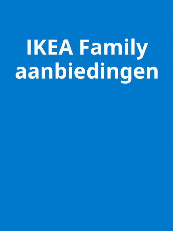 Een afbeelding van IKEA Family Aanbiedingen