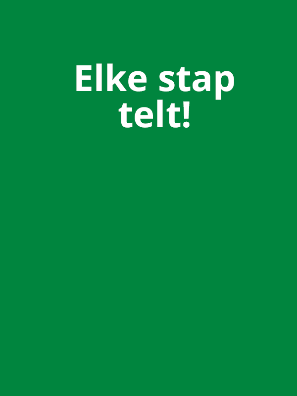 Een afbeeldingn van Elke stap telt